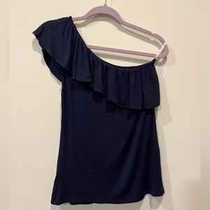 Lilly Pulitzer Naveah One shoulder Ruffle Accent, size XS